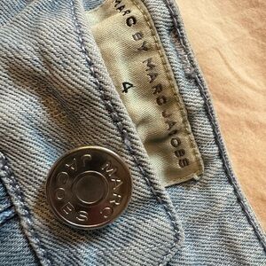 Marc Jacobs Light Blue Denim Jean Shorts Classic Style